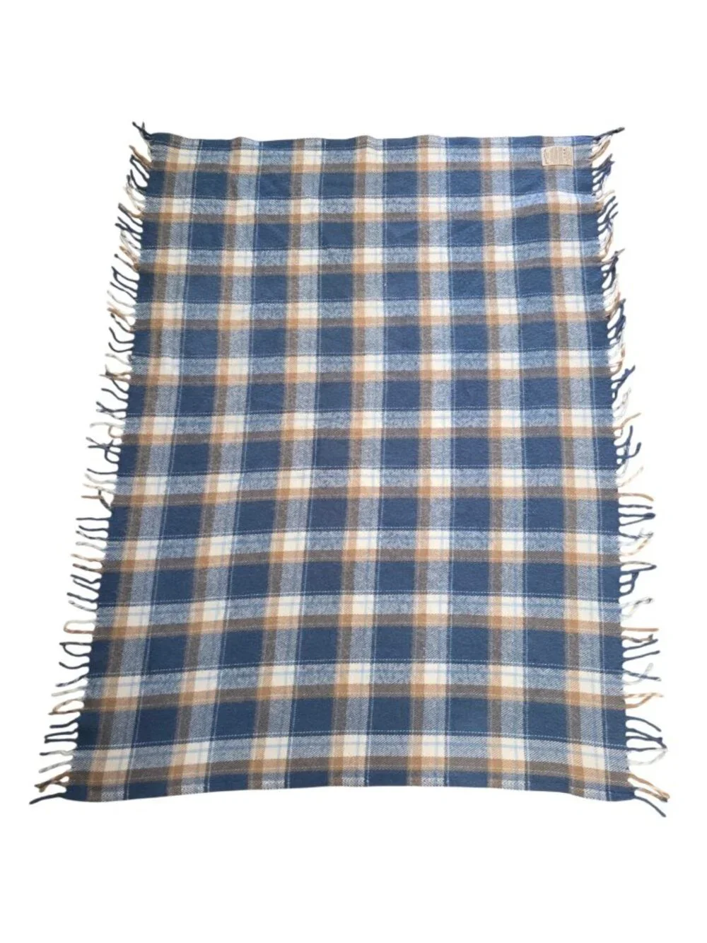 Vintage Faribo Faribault Woolen Mills Acrylic Blanket Throw Plaid Tartan 55 x 45
